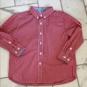 Little English Red Gingham Shirt